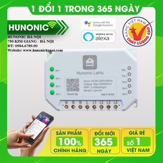[CHÍNH HÃNG] Công tắc thông minh việt nam 4 nút điều khiển từ xa
