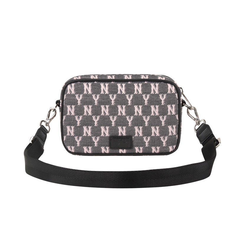 Túi MLB Auth FREESHIP MLB Monogram Jacquard Mini Cross Bag New York Yankees Chính Hãng - Túi Đeo Chéo - Simple Sneaker