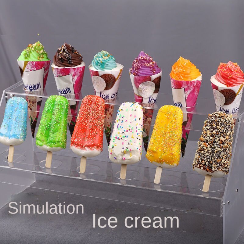Mô Hình Que Kem Trang Trí Cửa Hàng Trái Cây