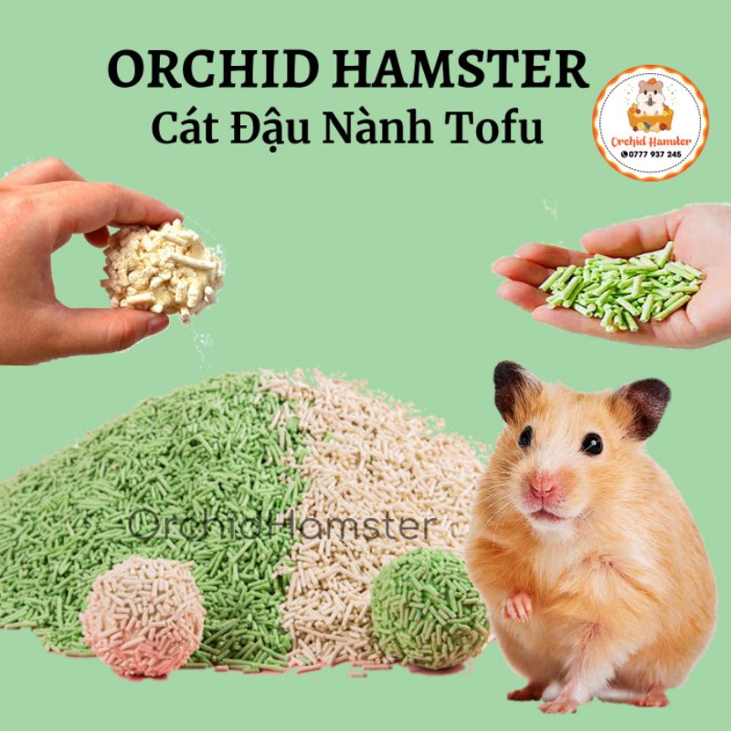 Cát Đậu Nành - Tofu Cao Cấp 4 Mùi Lót Chuồng Hamster