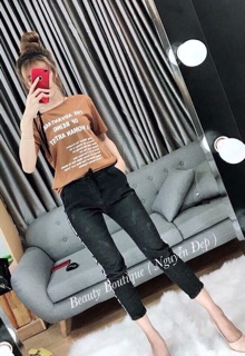 Áo thun lệch vai