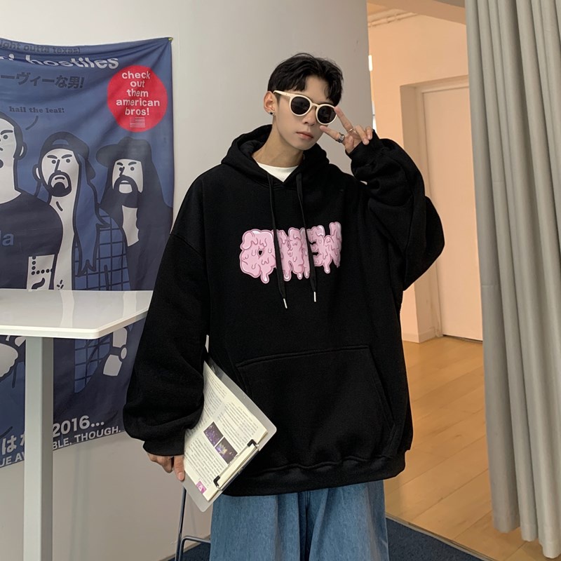 Áo hoodie cotton Dáng Rộng Có Túi In Hình kangaroo Thời Trang Mùa Thu Chất Lượng Cao Dành Cho Nam Nữ