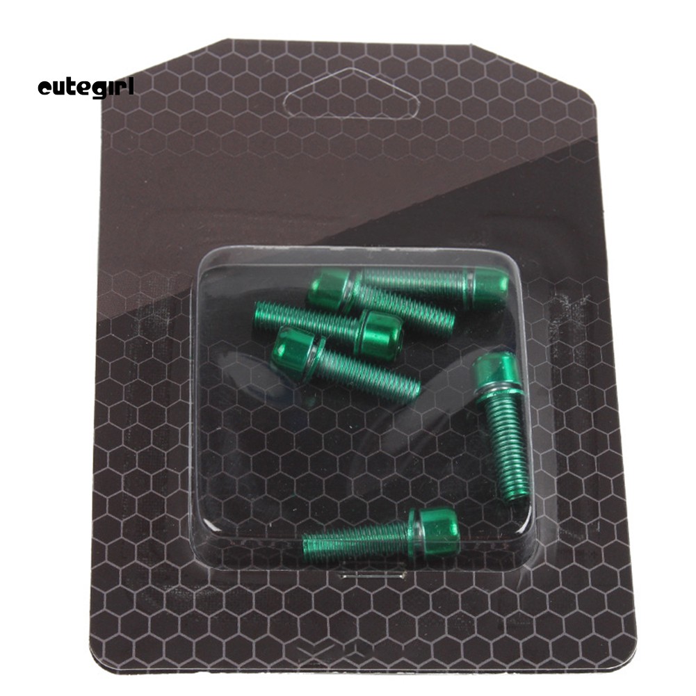 Set 6 Bu Lông Xe Đạp Bằng Hợp Kim Nhôm