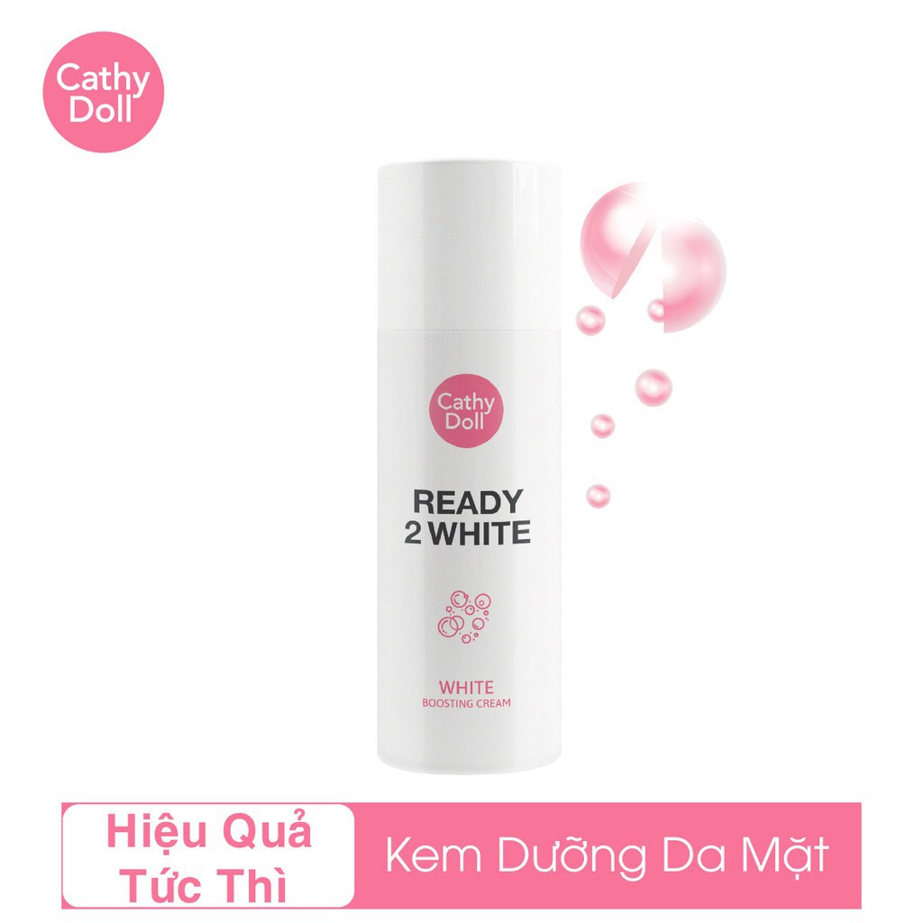 Kem Dưỡng Trắng Da Tức Thì Cathy Doll Ready 2 White White Boosting Cream 75ML