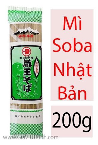 [CHÍNH HÃNG] MÌ SOBA NHẬT BẢN 200G - ZAOU SOBA