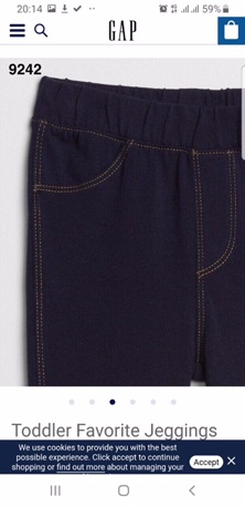 Quần legging Gap dư xịn