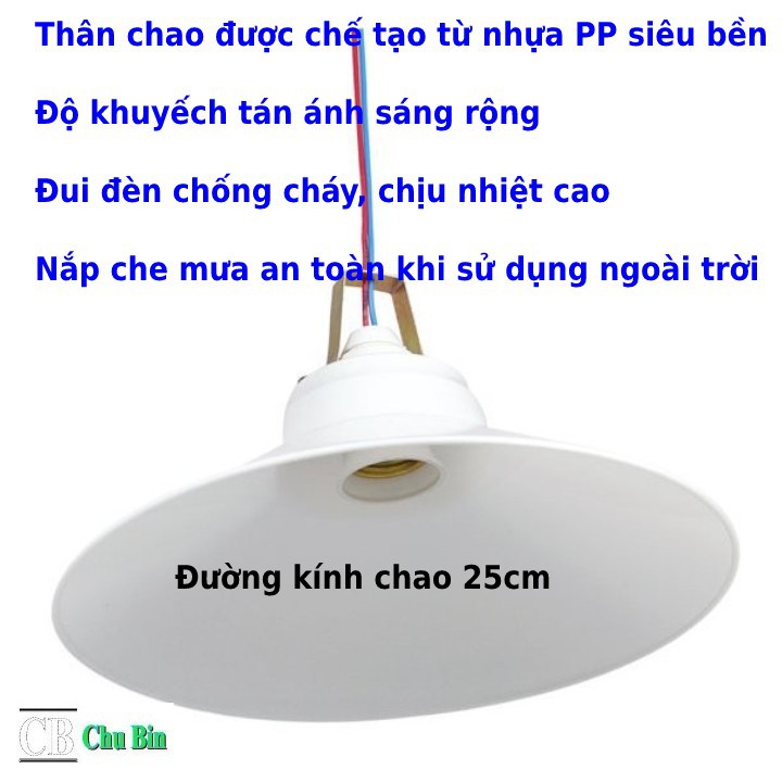 Chao Đèn Che Mưa Đui Chống Nước