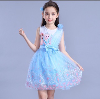 Váy elsa dài tay