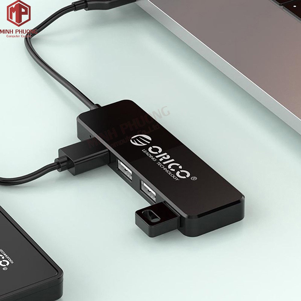 Bộ chia USB Hub 4 cổng USB 2.0 ORICO FL01-BK