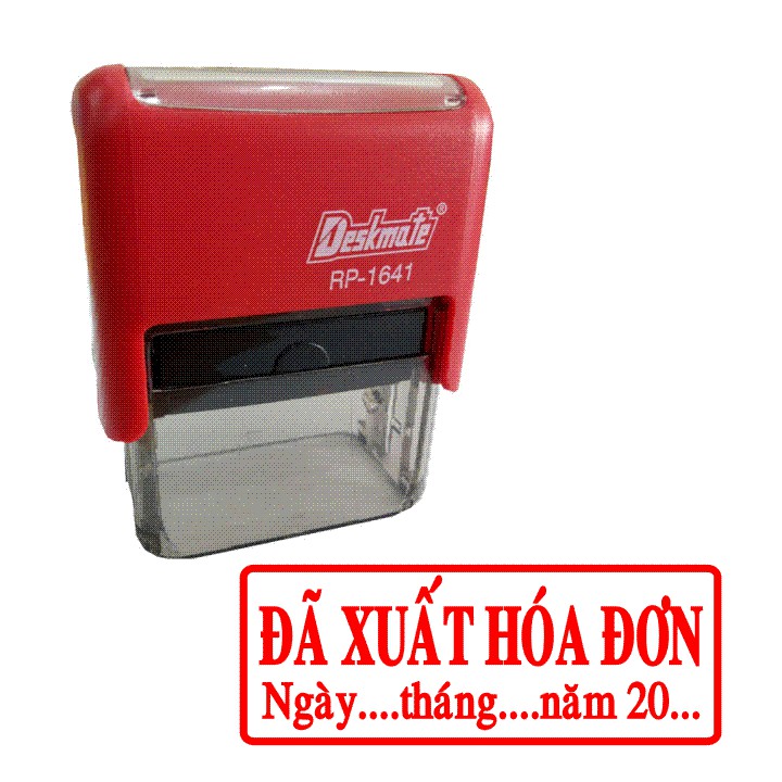 Con dấu đã xuất hóa đơn có ngày tháng năm (PR-1641)