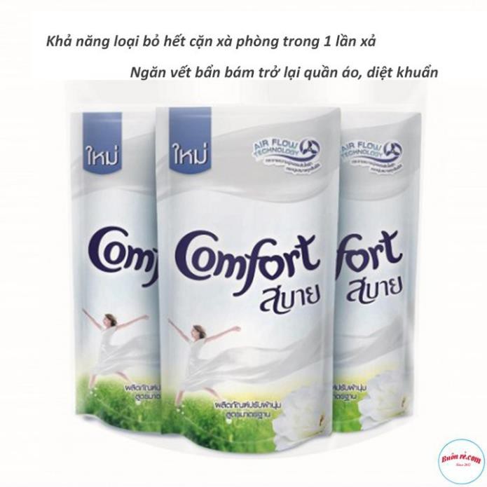 binbin WAA Nước Xả Vải Comfort Thái Lan Túi 580ml Siêu Mềm Thơm 00224 3 15 vb14s