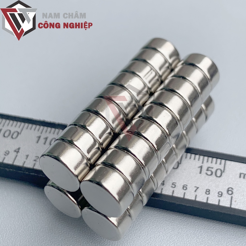 Nam châm tròn kích thước 10x1mm, 10x3mm, 10x5mm nam châm giá rẻ