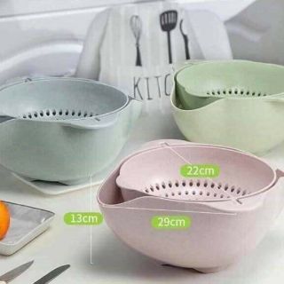 Combo máy sấy tóc chảo đá và rổ đa năng