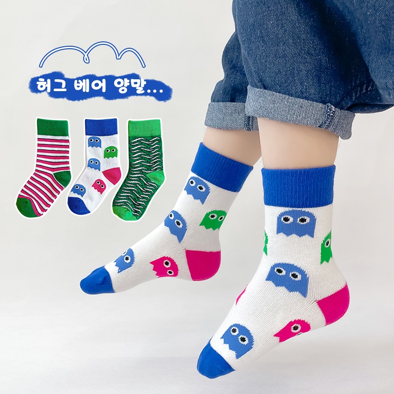 Tất Thể Thao Thiết Kế Mới Họa Tiết Hình Ngựa Vằn Cao Cấp Thời Trang Mùa Thu Đông Dành Cho Bé