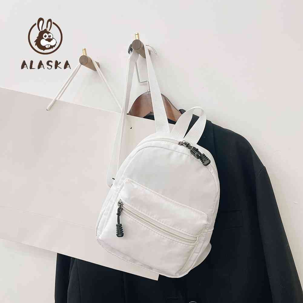 [NEWS] Balo Đi Học Mini Vải Nylon Màu Trơn Phong Cách Preppy Thời Trang Cho Nữ