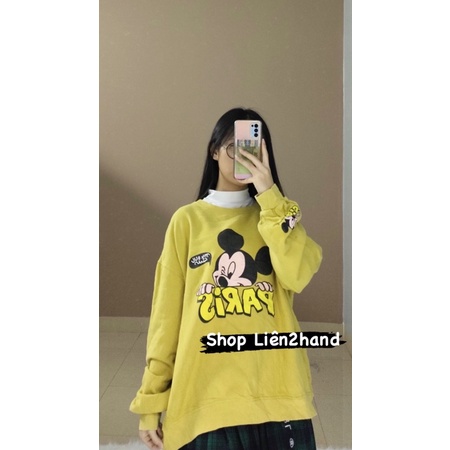 Sweater 2hand nỉ siêu xinh
