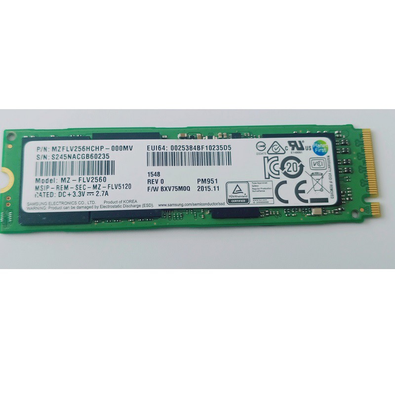 Ổ cứng SSD M2 PCIe NVMe 512GB, 256GB hàng tháo máy chính hãng bảo hành 36 tháng