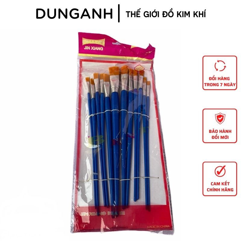 Bộ cọ vẽ màu nước Kim Khí Dung Anh bộ chổi vẽ 12 chi tiết siêu rẻ
