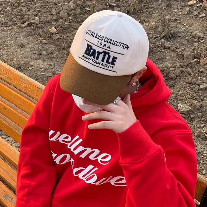 Mũ lưỡi trai Mg STUDIO thêu chữ đơn giản