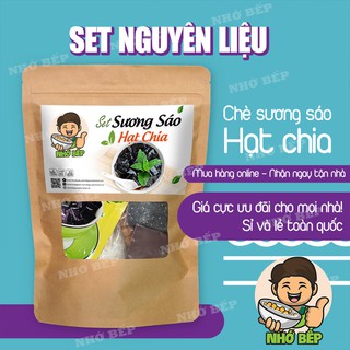 Set Sương Sáo Hạt Chia Cốt Dừa ( Set Lớn) 5 Vị Tặng Công Thức - Nhớ Bếp