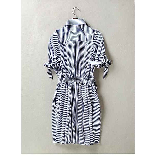 Váy kẻ sọc xuất Hàn  | BigBuy360 - bigbuy360.vn