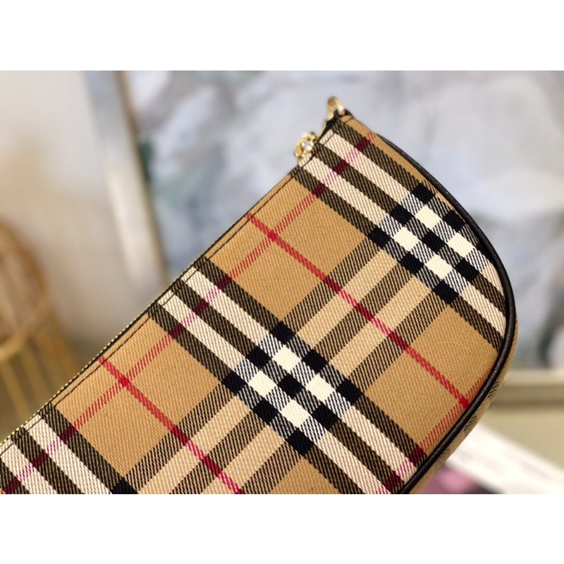 Túi đeo vai/ túi kẹp nách nữ Burberry BBR cao cấp thiết kế đơn giản sang trọng