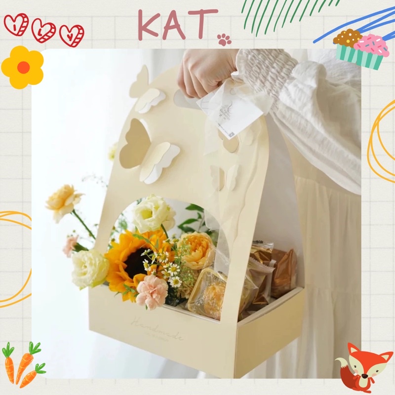 Hộp Giấy Hoạ Tiết Đựng Bánh Kẹo Làm Quà Tặng Handmade