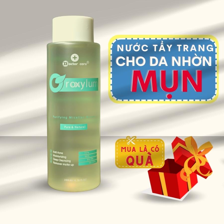 Nước Tẩy Trang  Kháng Khuẩn, Dịu Nhẹ chuyên dùng Cho Da Mụn Oroxylum Doctor Care