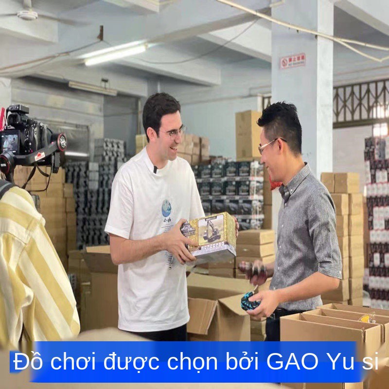 [miễn phí 6 xe công trình] Máy xúc điều khiển từ xa sạc cho trẻ em đồ chơi ô tô cậu bé