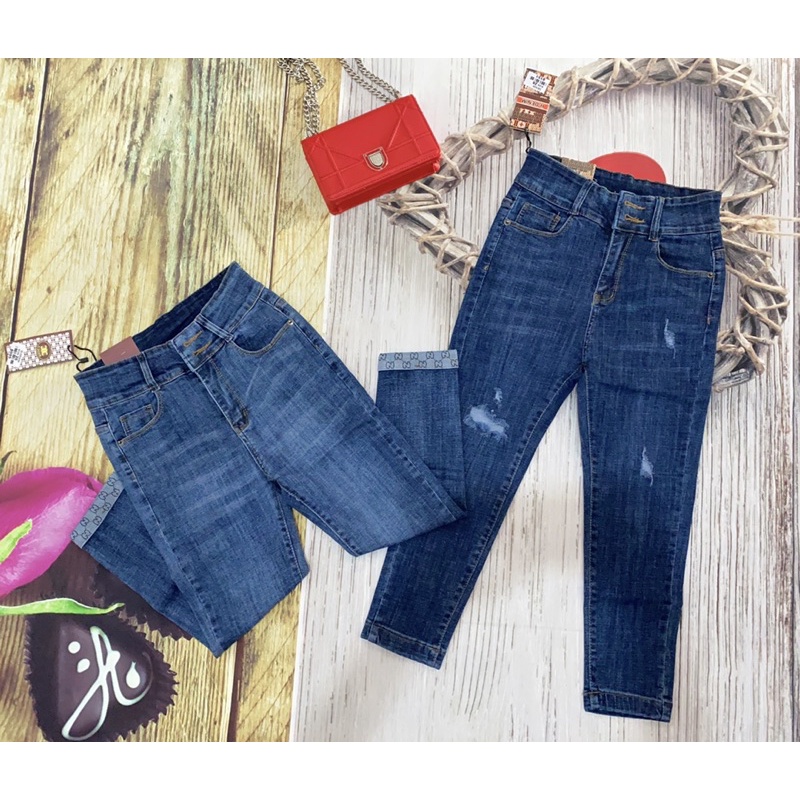 QUẦN JEAN NỮ 9 TẤC LƯNG CAO,CO GIÃN HÀNG QUẢNG CHÂU | BigBuy360 - bigbuy360.vn