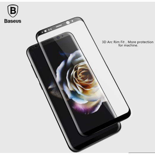 Kính cường lực Full màn Galaxy S8 hiệu basues xịn chính hãng