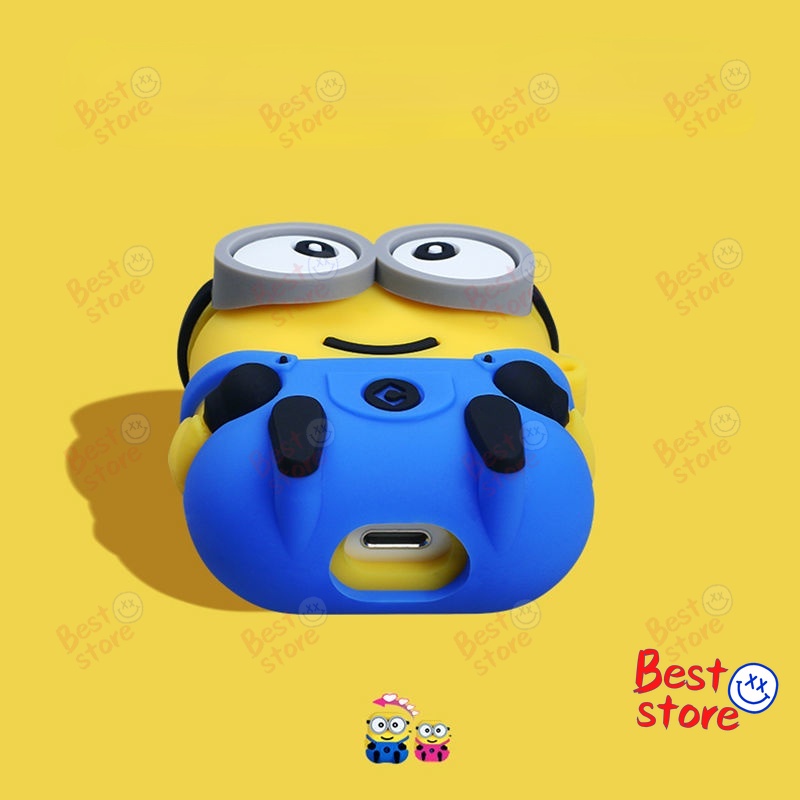 Vỏ bảo vệ hộp sạc tai nghe Airpods 3 bằng silicon hình nhân vật hoạt hình dễ thương chống trầy chống rơi