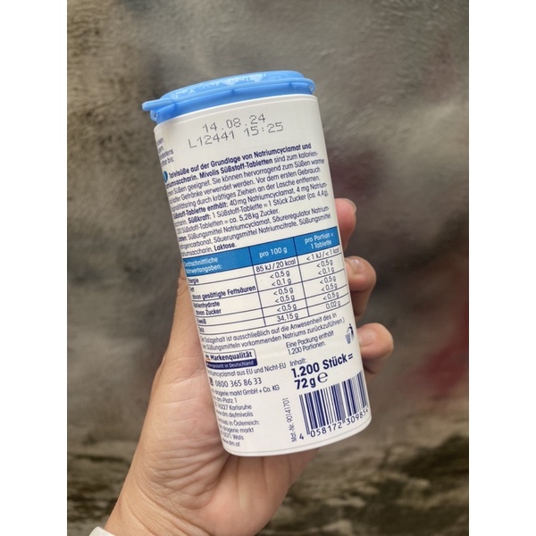 ĐƯỜNG ĂN KIÊNG MIVOLIS 1200v . xuất xứ : Đức
