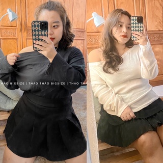 [MÚP BIGSIZE 60-100KG] Áo phông lệch vai basic dễ phối đồ