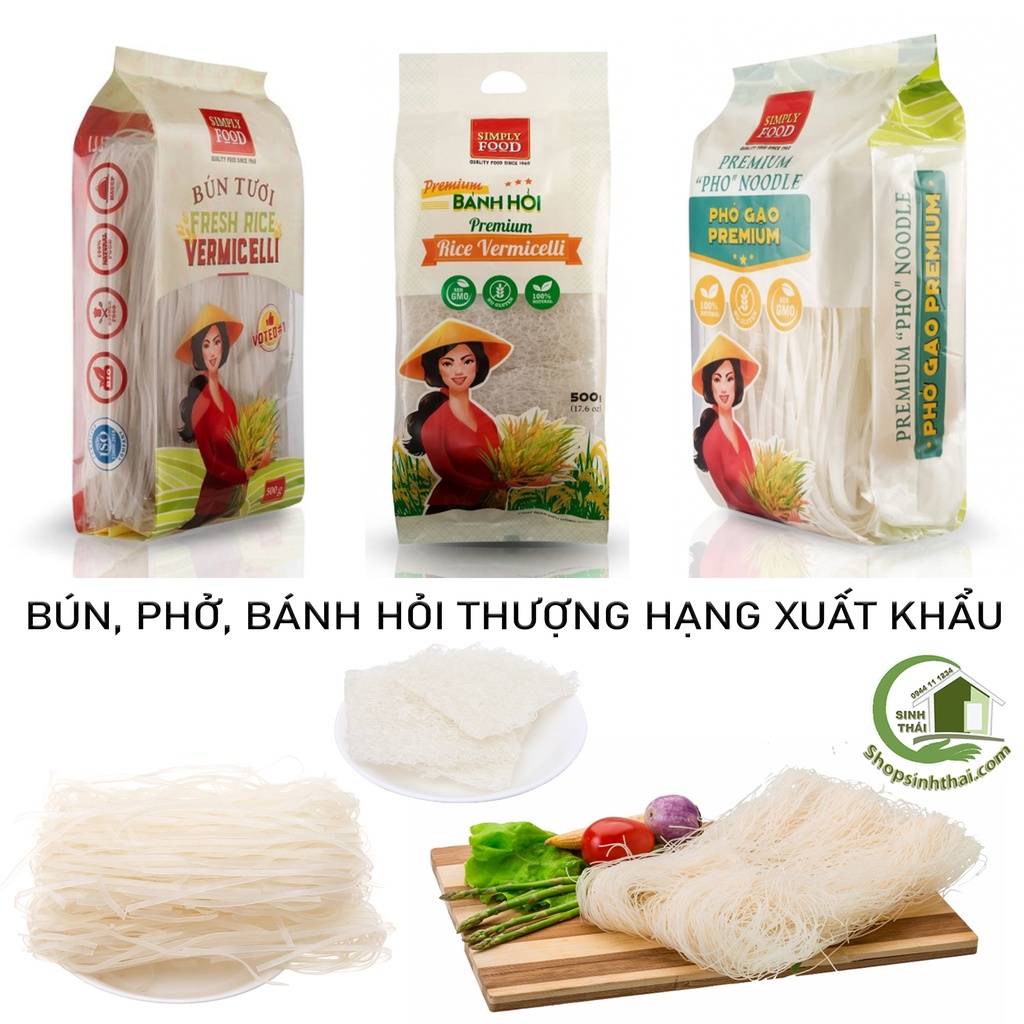 Bún tươi, bún bò huế, bún khô, phở, bánh hỏi, bánh canh, bánh cuốn - Chọn loại