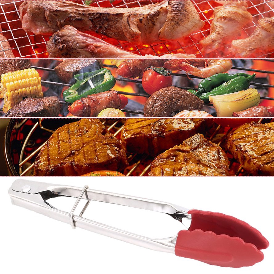 Kẹp Gắp Thức Ăn Bằng Thép Không Gỉ