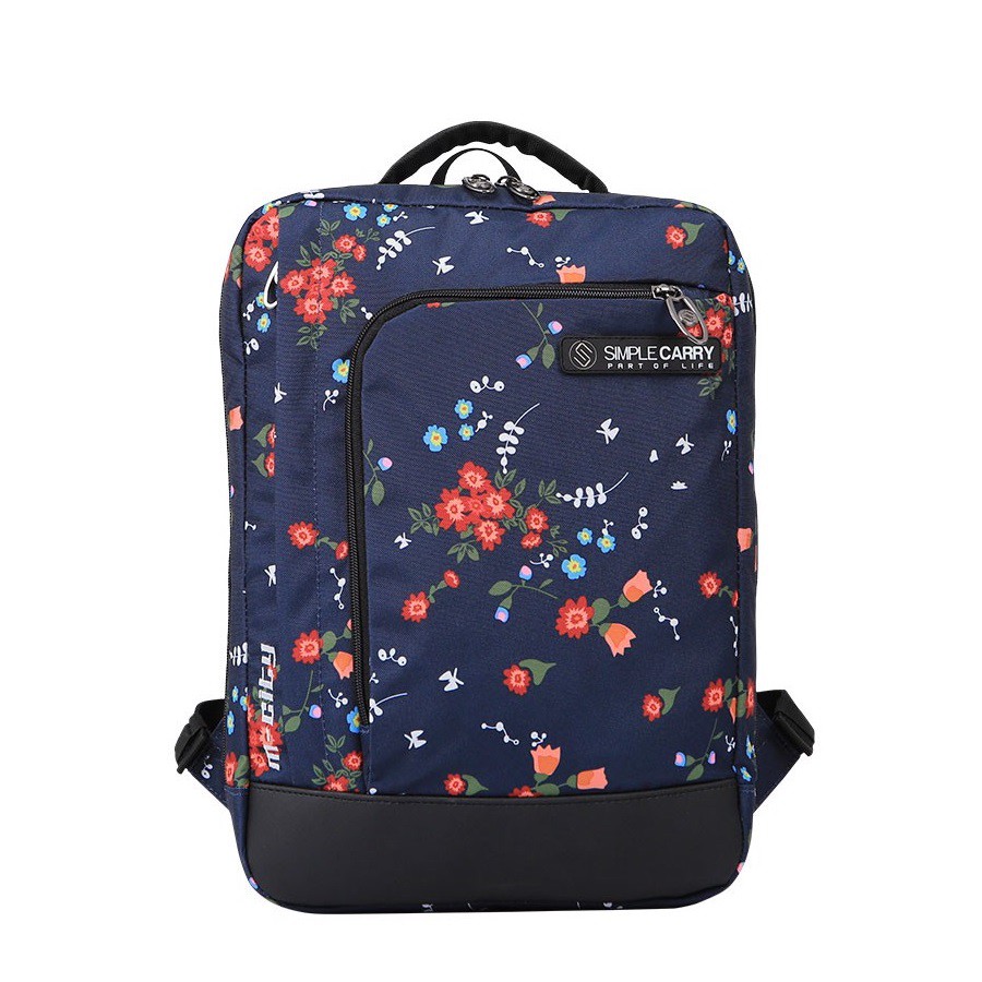 Balo laptop Simplecarry M-City Flower