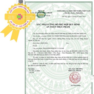 Viên uống Transino White C Clear