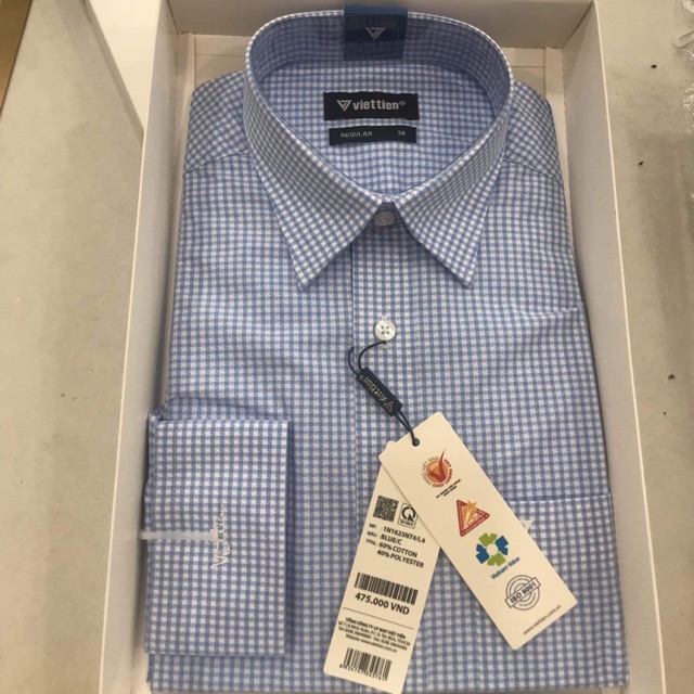 Áo sơ mi viêt tiến giá gốc 475k