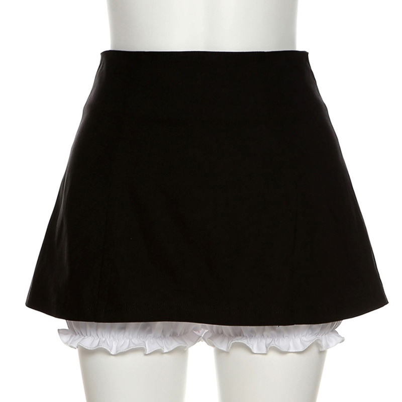 Quần ngắn lưng cao phong cách Lolita thời trang cho nữ