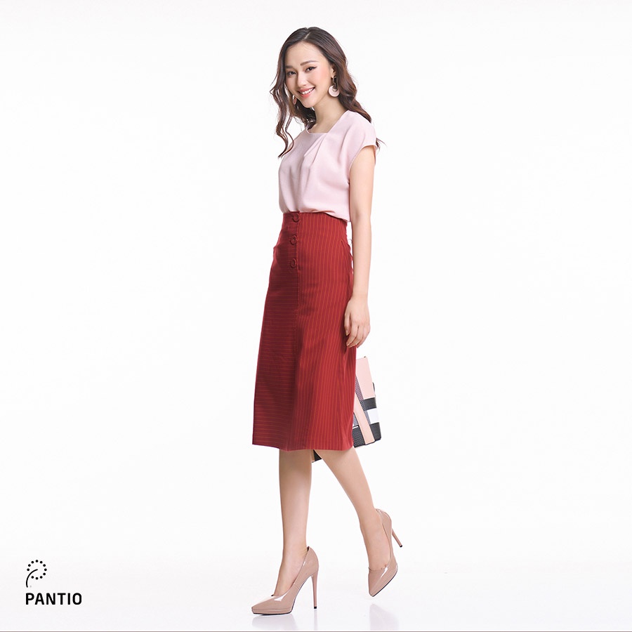 Áo sơ mi chất liệu lụa cát thiết kế áo đơn giản ống tay ngắn FAS32151 - PANTIO