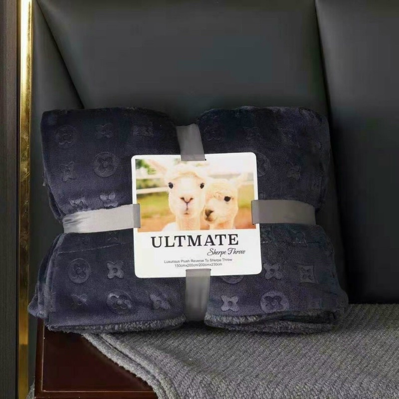 CHĂN LÔNG CỪU Ultimate (Mền / Chăn hè thu) 2mx2m3~2.5kG dập vân THUƠNG HIỆU/ THIẾT KẾ MỚI NHẤT