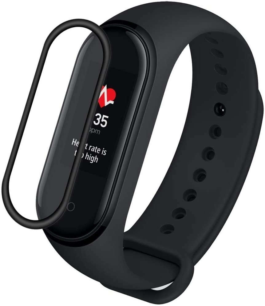 Set 2 Kính Cường Lực 3d Bảo Vệ Màn Hình Dành Cho Xiaomi Mi Band 4