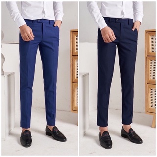 Quần âu nam công sở dáng đứng, chất vải tuyết mưa giãn nhẹ - OMAN QD75