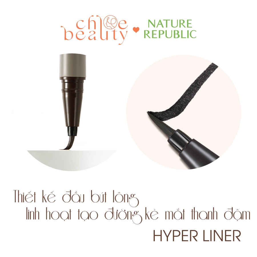 Bút kẻ mắt NATURE REPUBLIC Botanical Hyper Liner 0.6g