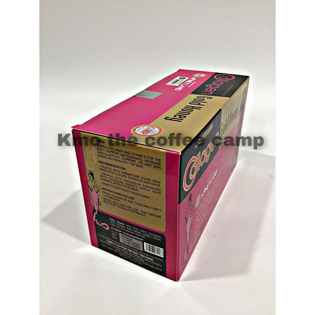 Hộp 10 chai collagen nước nhập từ Đức Collagen Gold Honey đẹp da, chống lão hóa | Thế Giới Skin Care