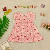 Set 3 váy cotton borip cho bé gái