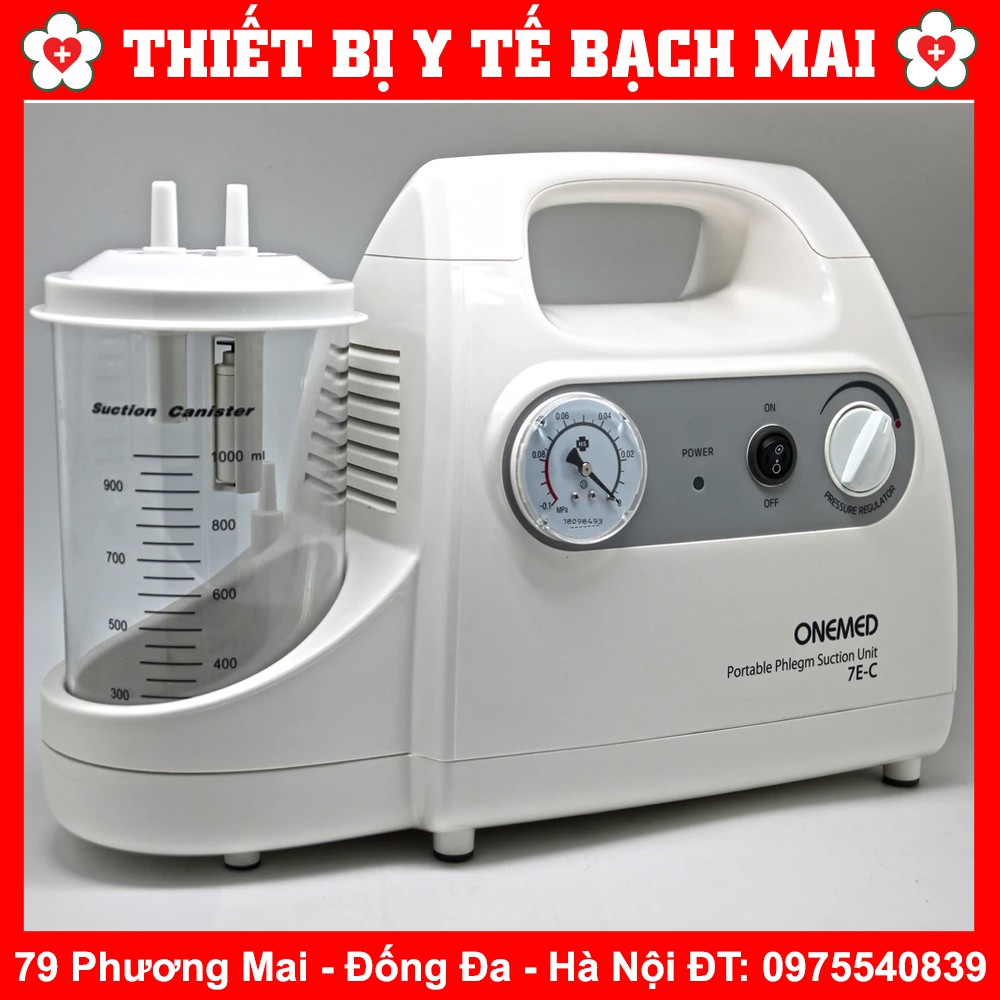 Máy Hút Dịch Mũi Họng 1 Bình Yuwell 7E-C