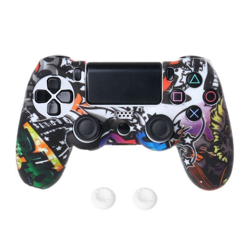 1 Bộ Vỏ Silicon Bảo Vệ Cần Điều Khiển Cho Máy Chơi Game Sony Ps4 Slim / Pro