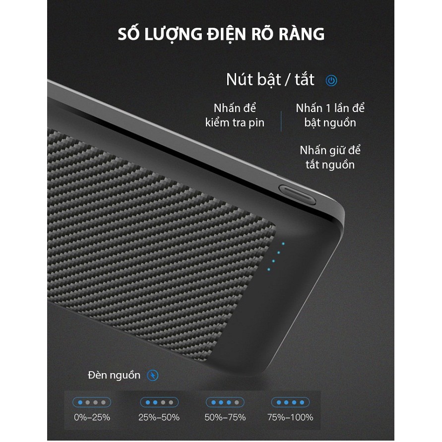 [SỐC] Pin sạc dự phòng 5000mah Bagi P5